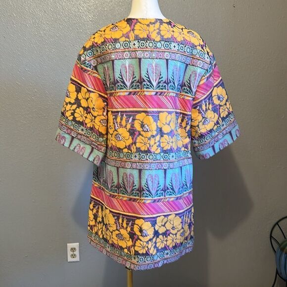 TWENTY-29 Colorful Floral Women's tapestry Coat size XL - Picture 5 of 11